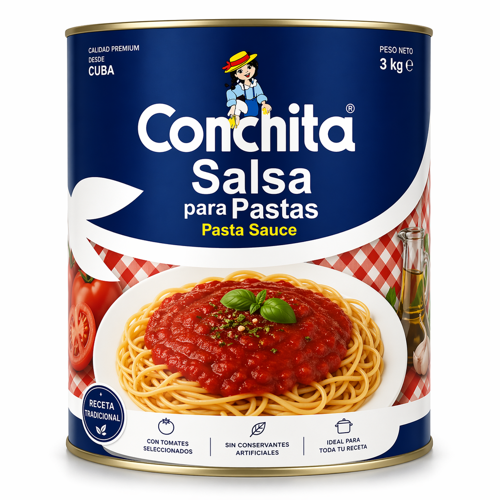 Lata de Salsa para pasta Conchita 3kg