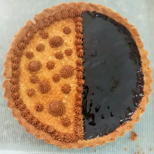 Tarta flan de Fanguito y chocolate