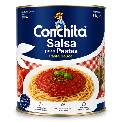 Lata de Salsa para pasta Conchita 3kg